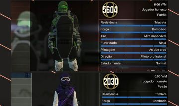 Conta gta online ps5 mod corridinho (Masculino + Feminino)