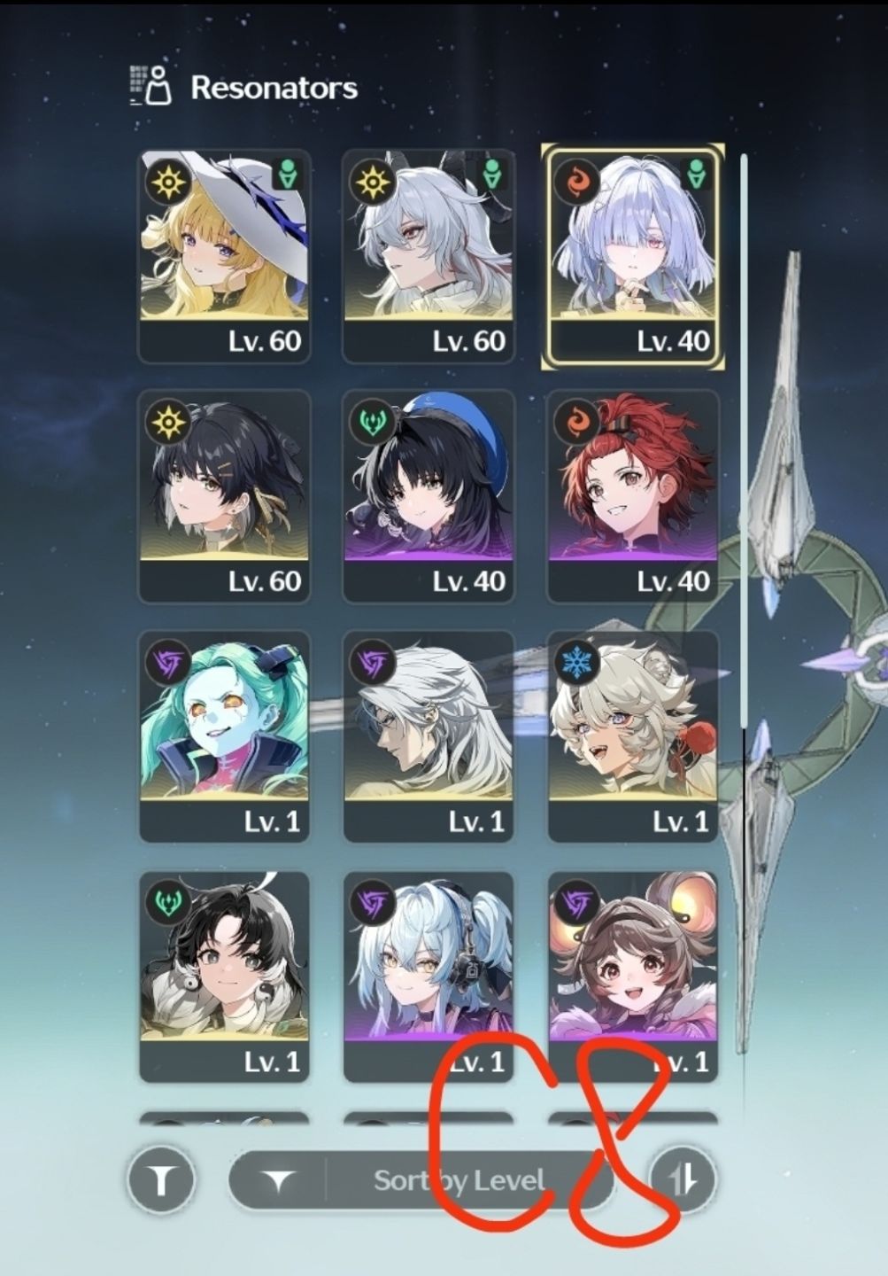 Desapego de Contas Variadas c/ Aemeath, Qingxiao, Mornye++