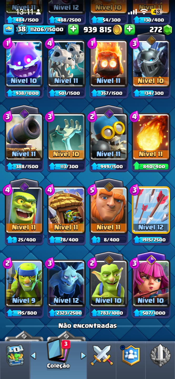 Conta de Clash royale para rapidinho!!