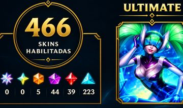 CONTA LOL LV 1016 | 466 SKINS | 407 EMOTES