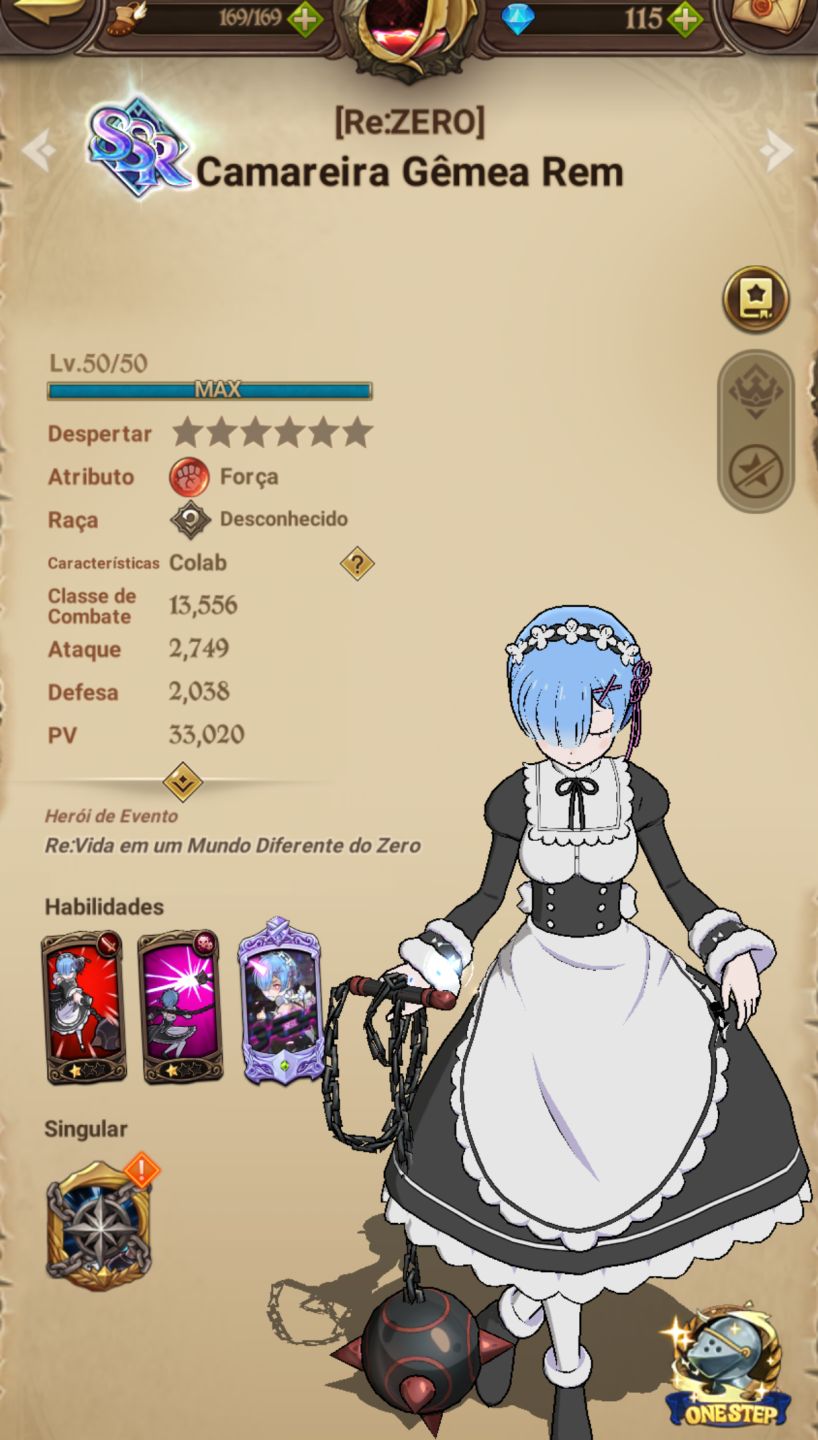 Conta com collab/ Subaru e Beatrice+Emilia vermelha+Priscilla/Todos de relíquia