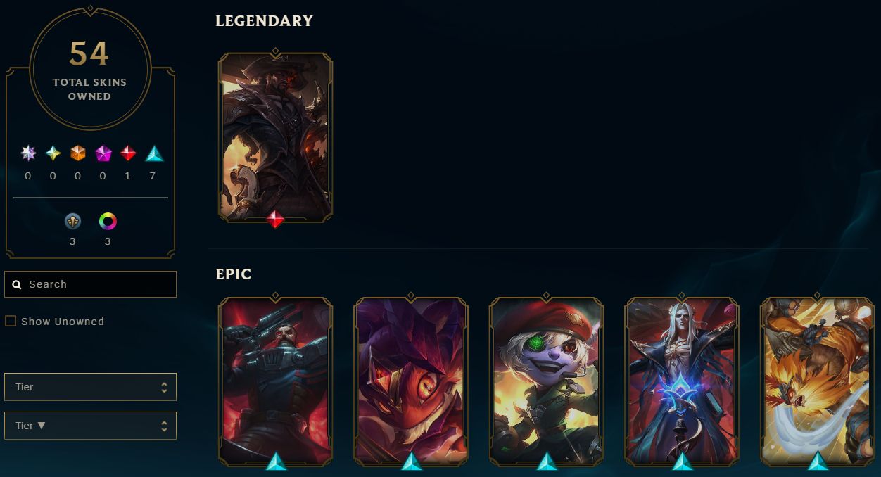 [CONTA PLATINA EX MESTRE] | 68 SKINS | +55 CHAMPS | FULL ACESSO