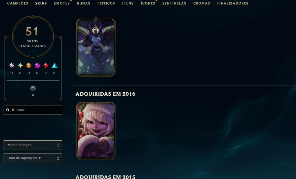 [Entrega Automática] Conta Lol Bronze, 51 Skins, Upada na Mão, Lvl 43, 60 Champs