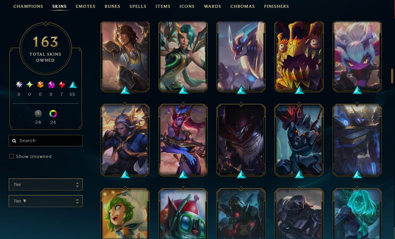 Conta Esmeralda 4 66% Winrate HANDLVL TODOS OS CHAMPIONS