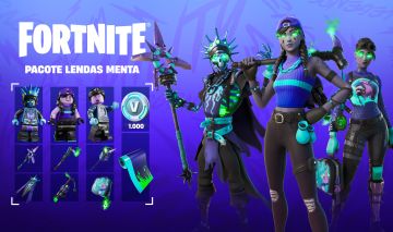 Fortnite Minty Legends Pack + 1000 V-Bucks XBOX LIVE CÓDIGO BRASIL