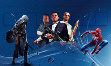 Conta Sony c/ 26 Jogos Completos PS4 (Spider-Man, GTA V, AC Mirage e mais)