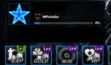 CLA W2 EMBLEMA DE 5 PONTAS RARO