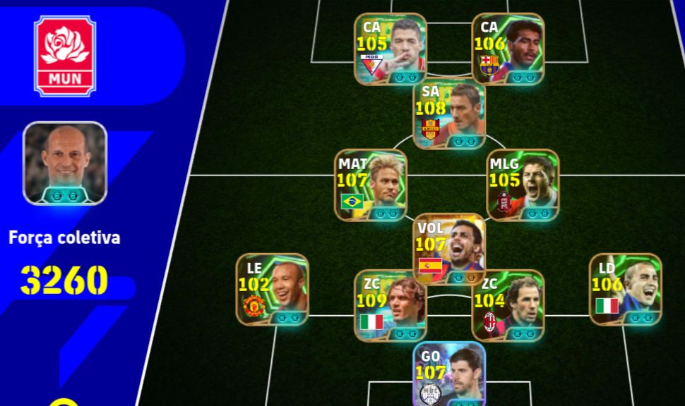 CONTA EFOOTBALL COM VÁRIOS JOGADORES