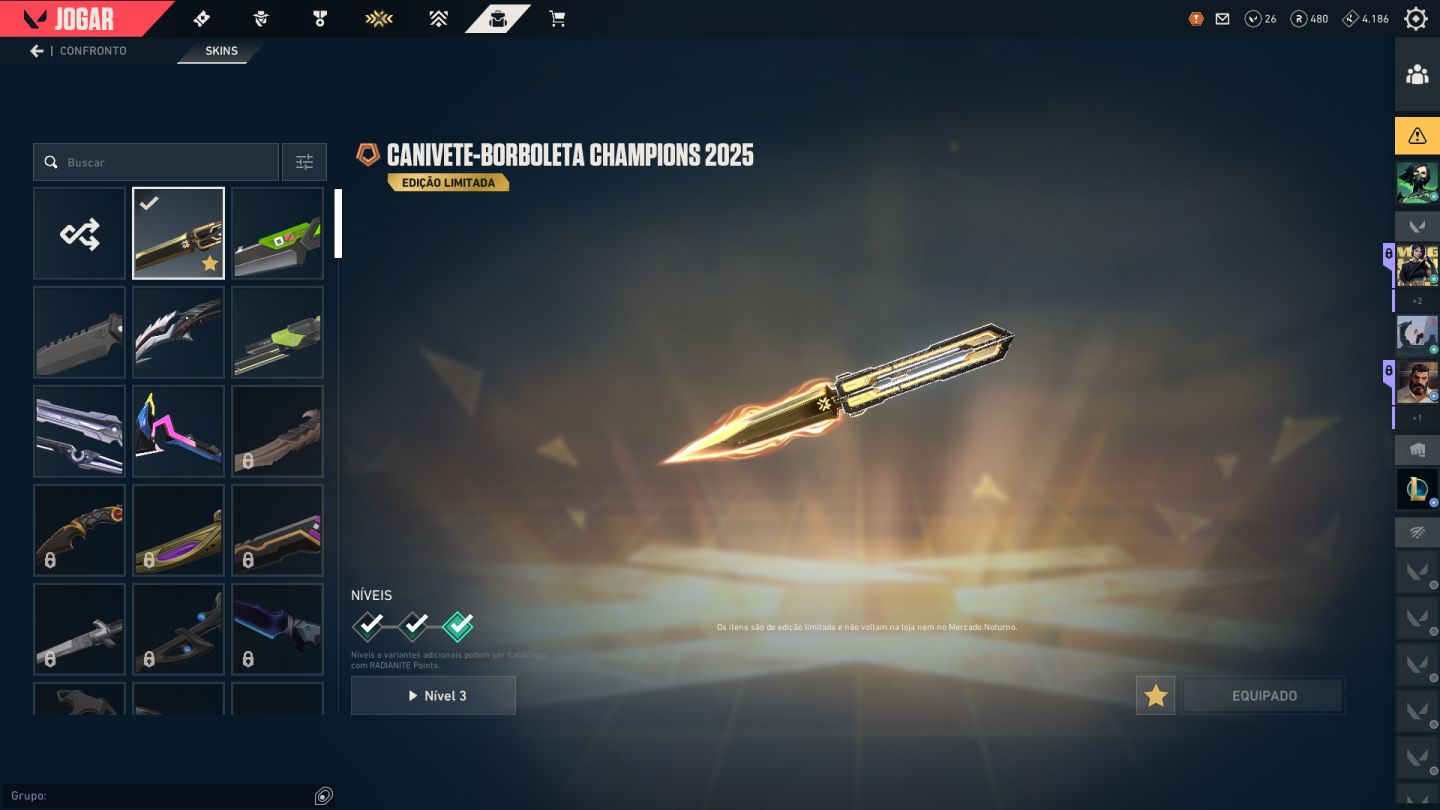 CONTA ANTIGA COM CHAMPIONS 25+ARCANE MMRT TOP+1K300 GASTO!