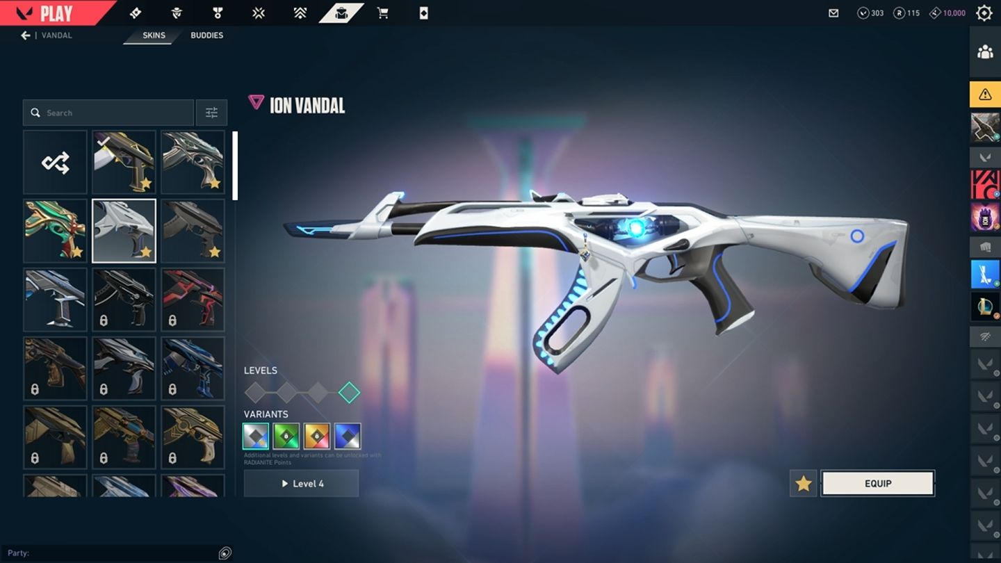 Conta Valorant skins premium