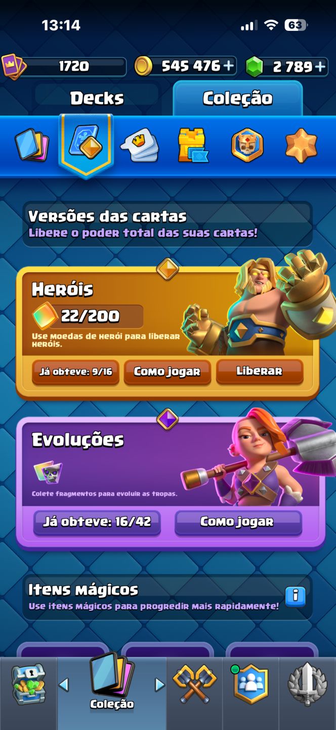 Conta Clash royale 12.600 troféus GEMADA