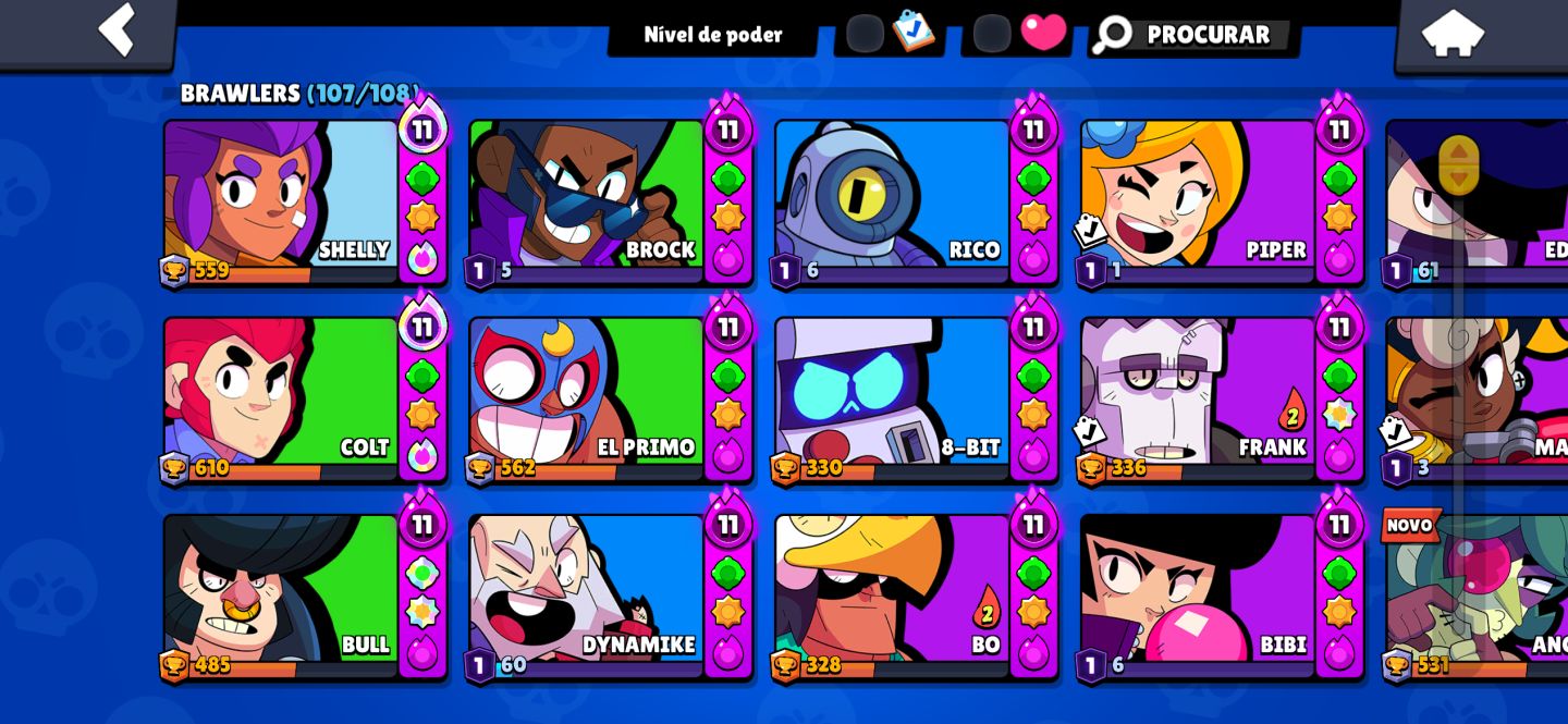 Conta Brawl Star FullGemada!!!