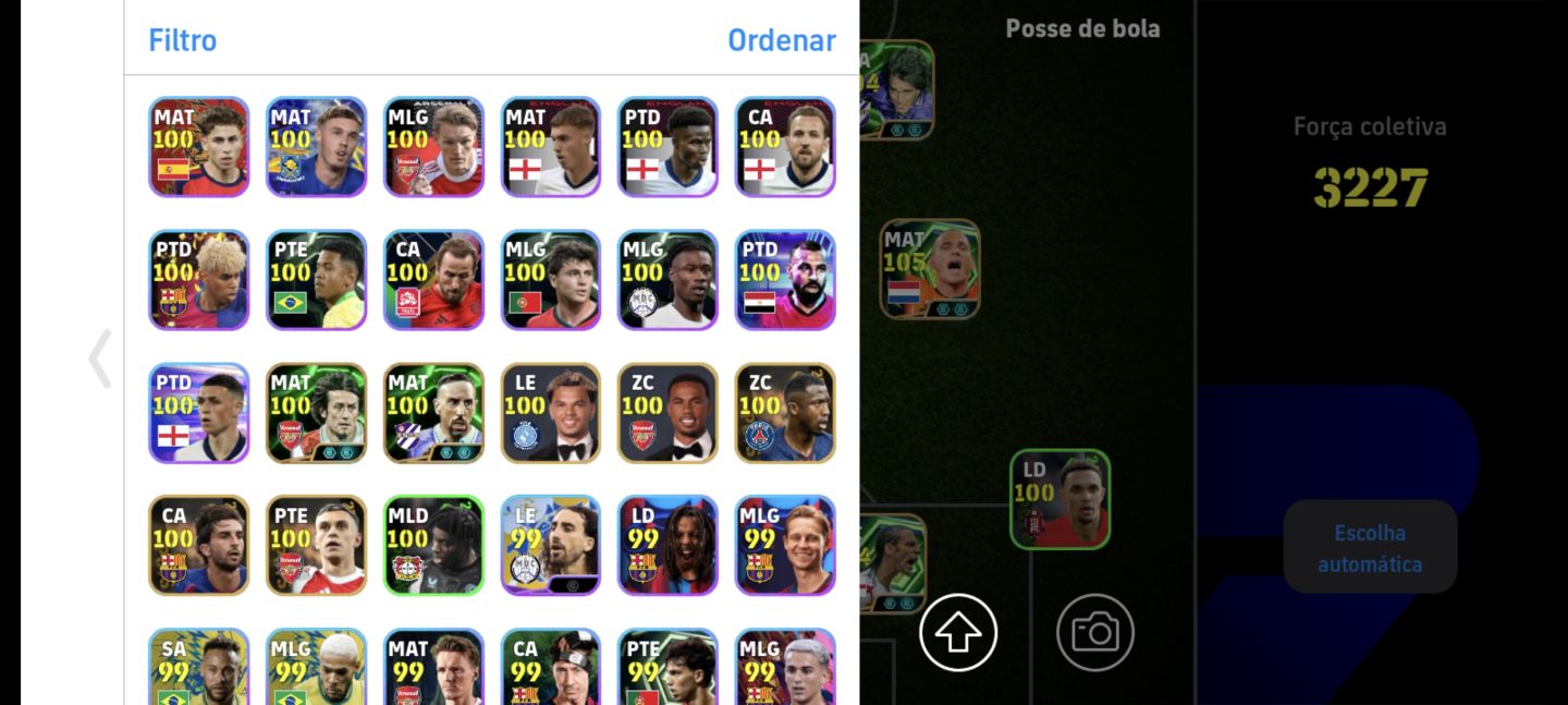 Conta efootball boa pra começar 3227