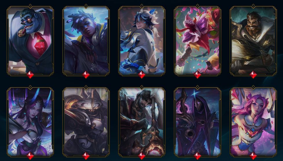 Conta LOL com 400 skins