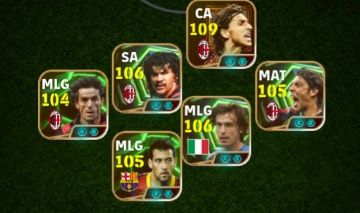 CONTA EFOOTBALL RARA!! GULLIT BUGADO + IBRAH BUGADO + PIRLO 107 + BUSQUETS E++!