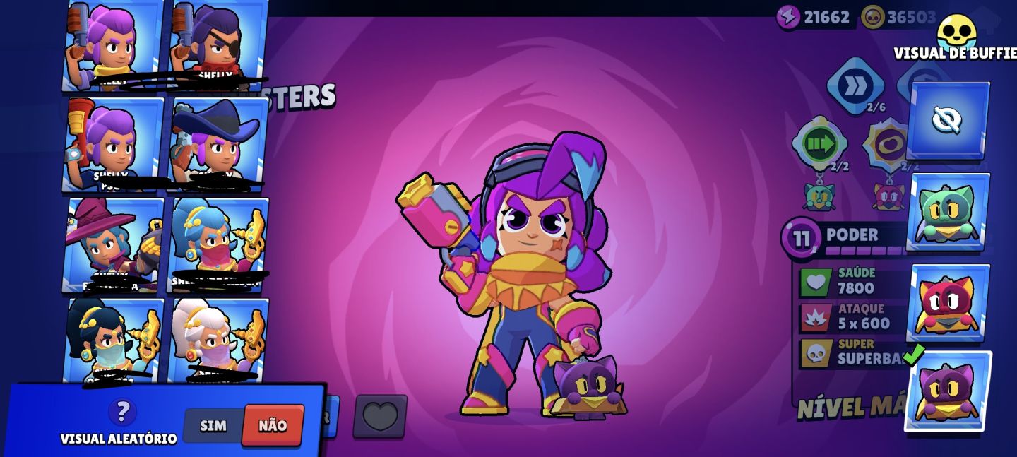 CONTA BRAWL STARS TOP 73K COM VÁRIAS SKINS LIMITADAS