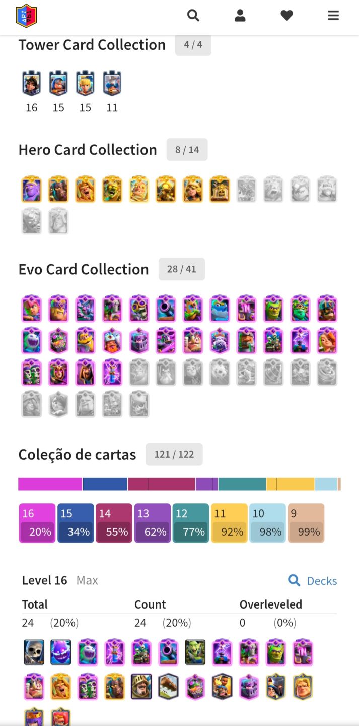 Conta Supercell ID| BS 95k Full | CR 14k (28 evos) | COC CV13 quase full.