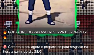 Codiguin do Kakashi Free Fire Corre Que - Free Fire - Outros - GGMAX
