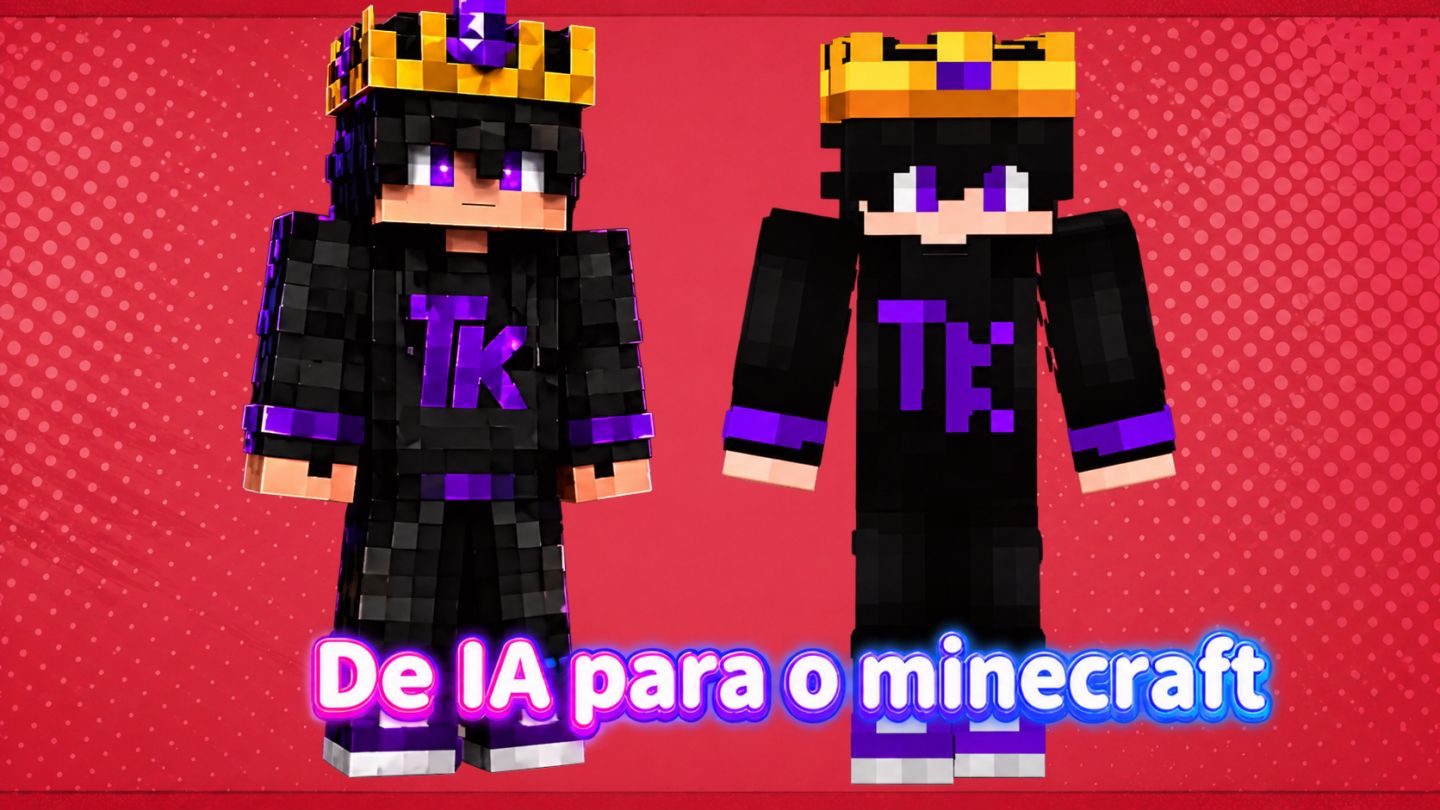 Faço a sua Skin do Minecraft Todas as Versões
