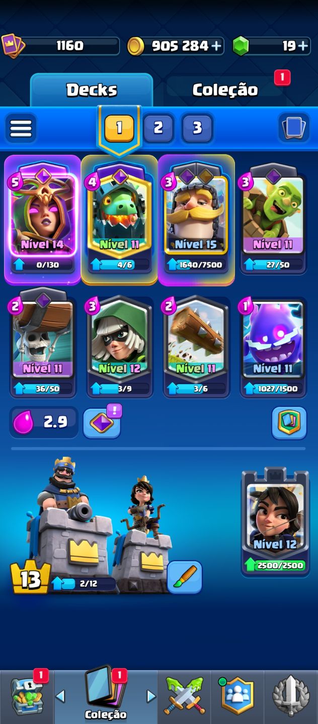 Conta Clash Royale 6 mil troféus