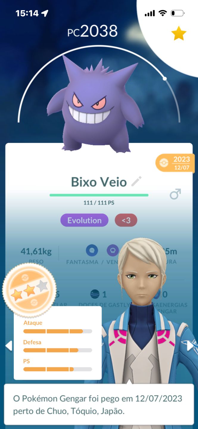 CONTA TOP DEMAIS DE POKEMON GO