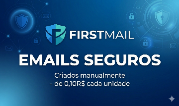 (PROMOÇÃO) EMAILS FIRSTMAIL - SUPORTE ON - EMAIL CRIADO MANUALMENTE