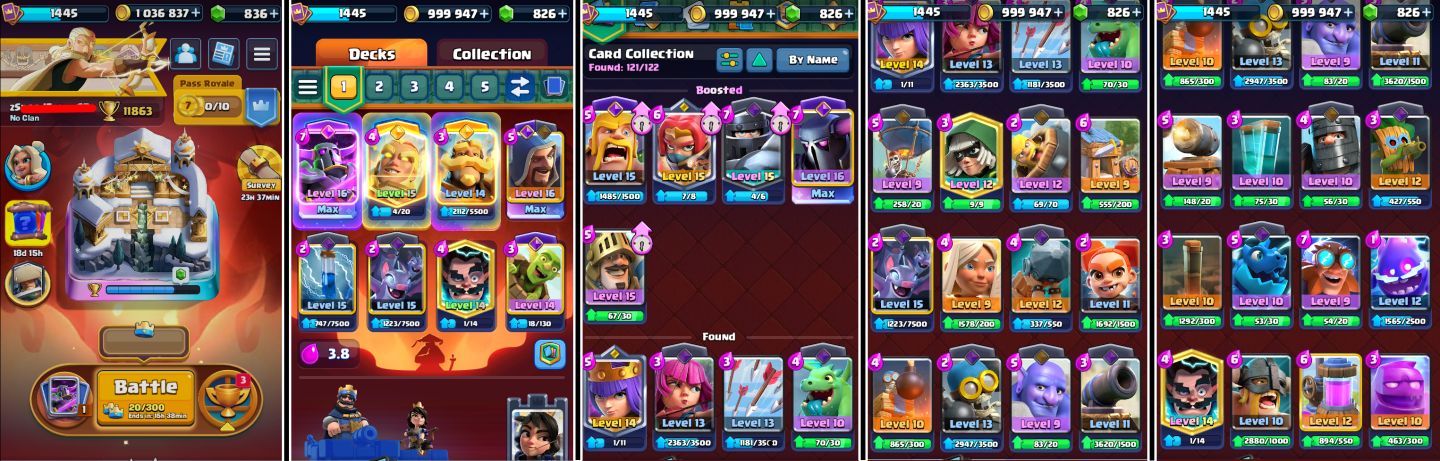 ZSClash Royale | Level 42 | Medalha de 7 Anos | TR15