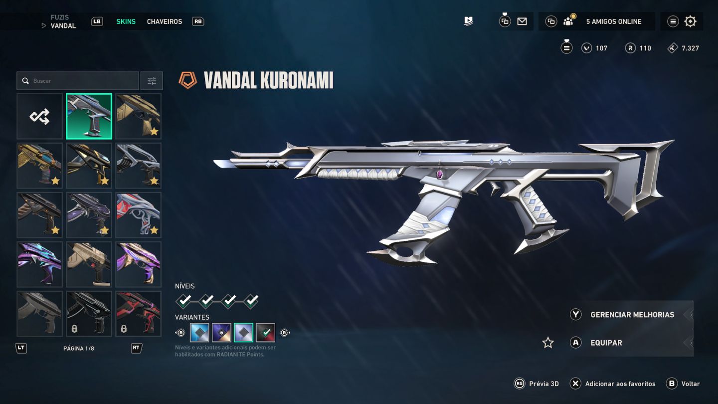 CONTA RARA VALORANT | VANDAL ARCANE, PHANTOM PRIMORDIUM, CHRONOVOID E MAIS