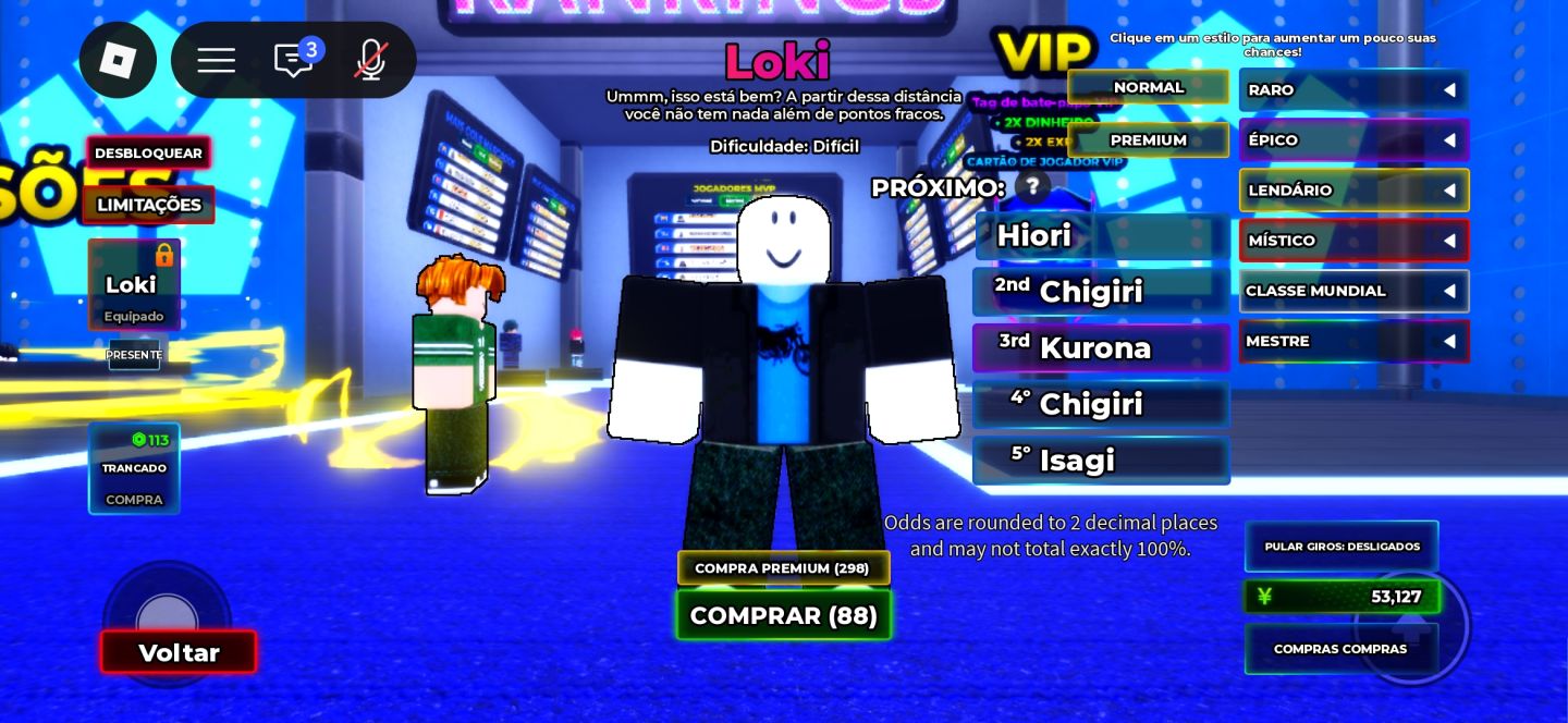Conta de roblox