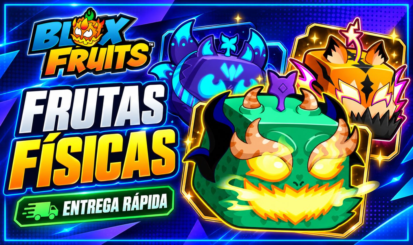 FRUTAS FÍSICAS BLOX FRUITS | ENTREGA RÁPIDA E SEGURA | VÁRIAS OPÇÕES