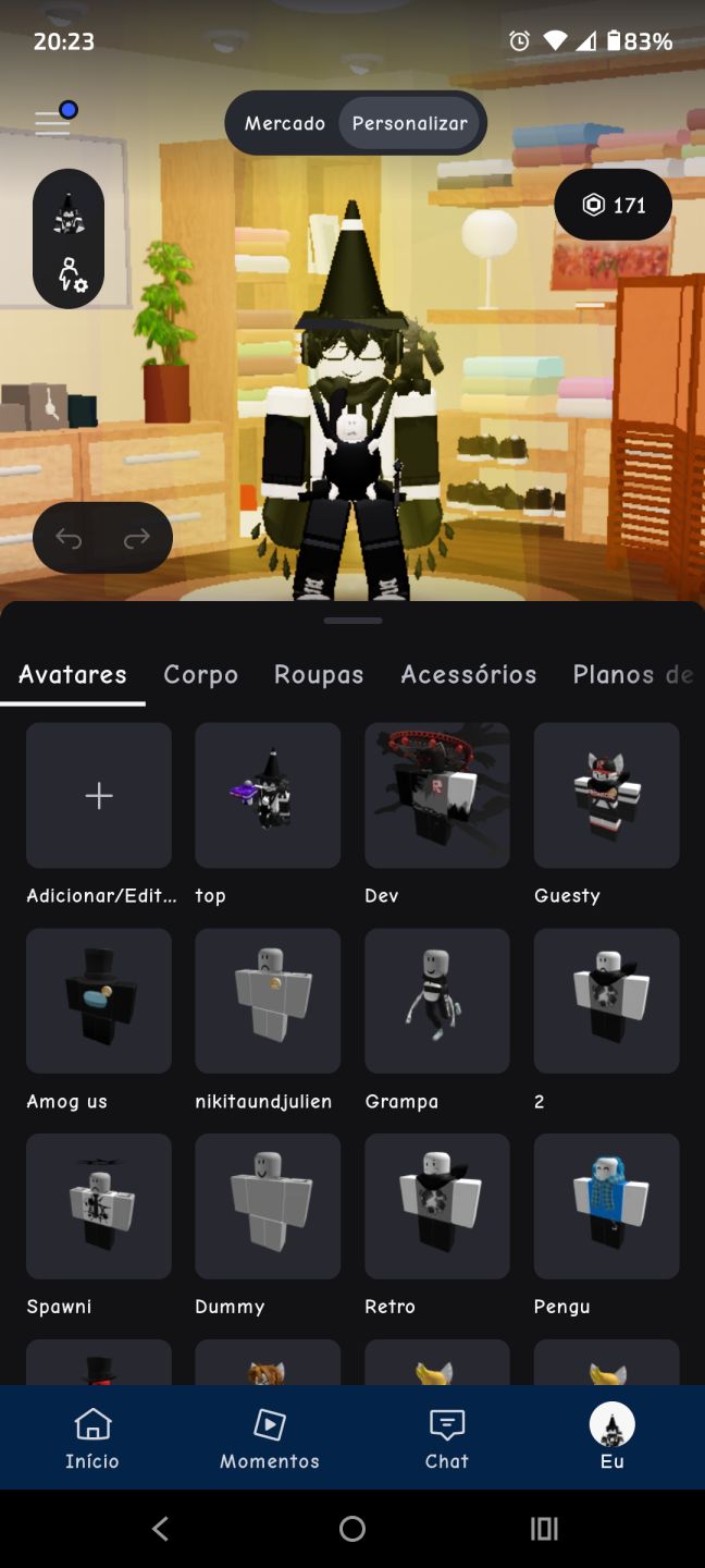 Conta Roblox Top, Várias skins e vários jogos upados