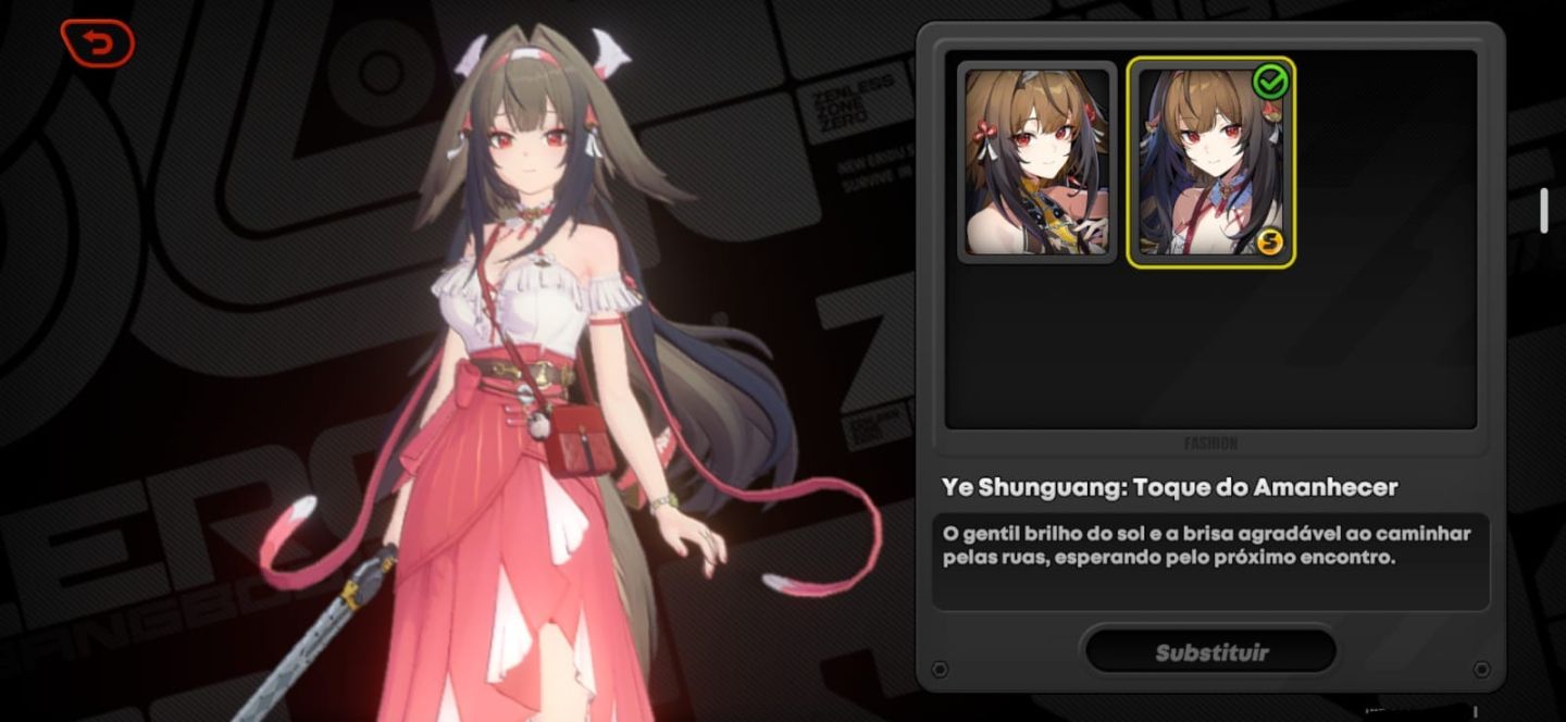 Conta zenless zone zero + skins
