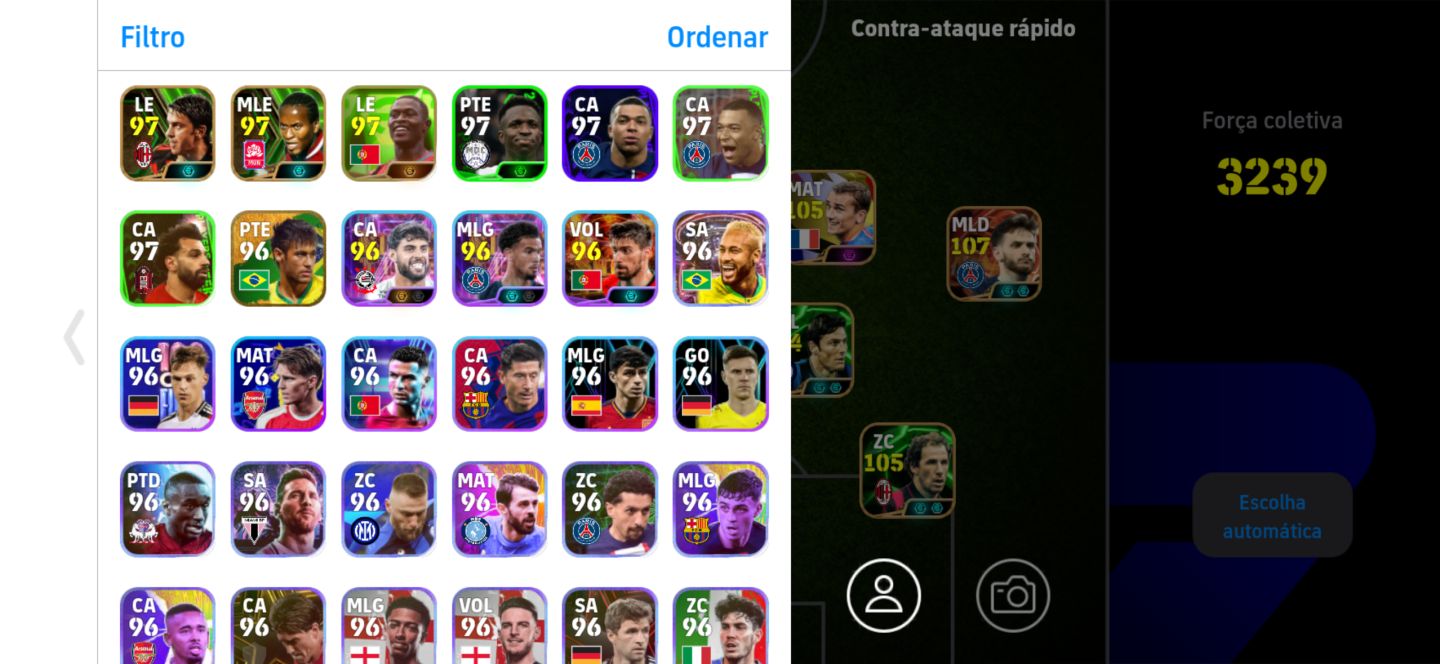 CONTA Efootball +3245 de força, PREÇO NEGOCIÁVEL