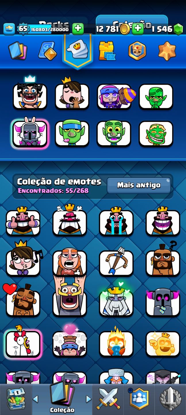 CONTA CLASH ROYALE - MUITAS CARTAS MAXIMIZADAS + ITENS RAROS