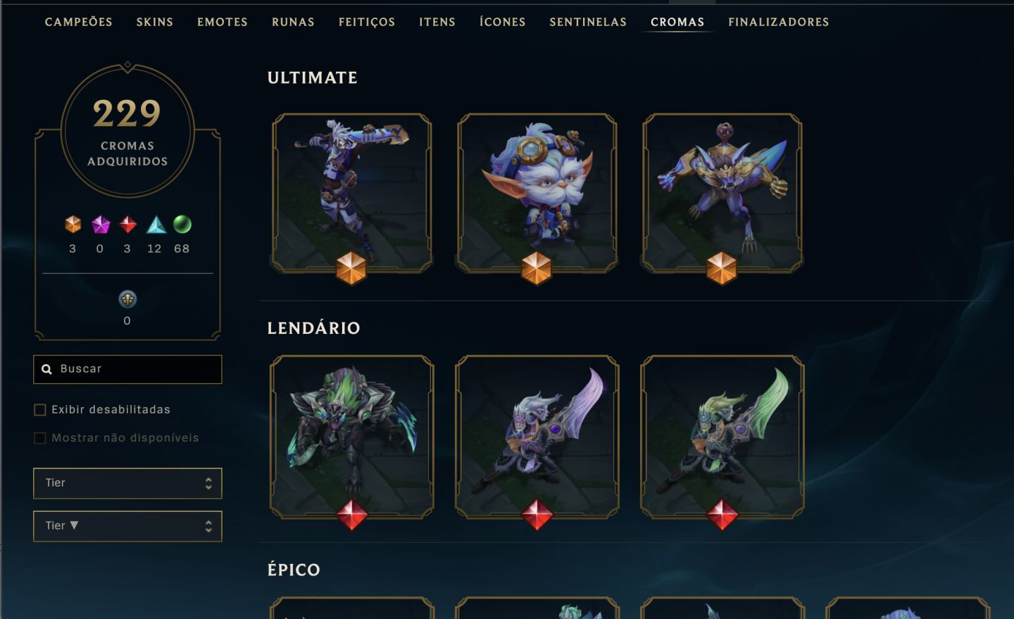 CONTA LOL +615SKINS(JINX FRAGMENTADA) +680 ICONES +229 CROMAS +MT SKIN RARA +TFT