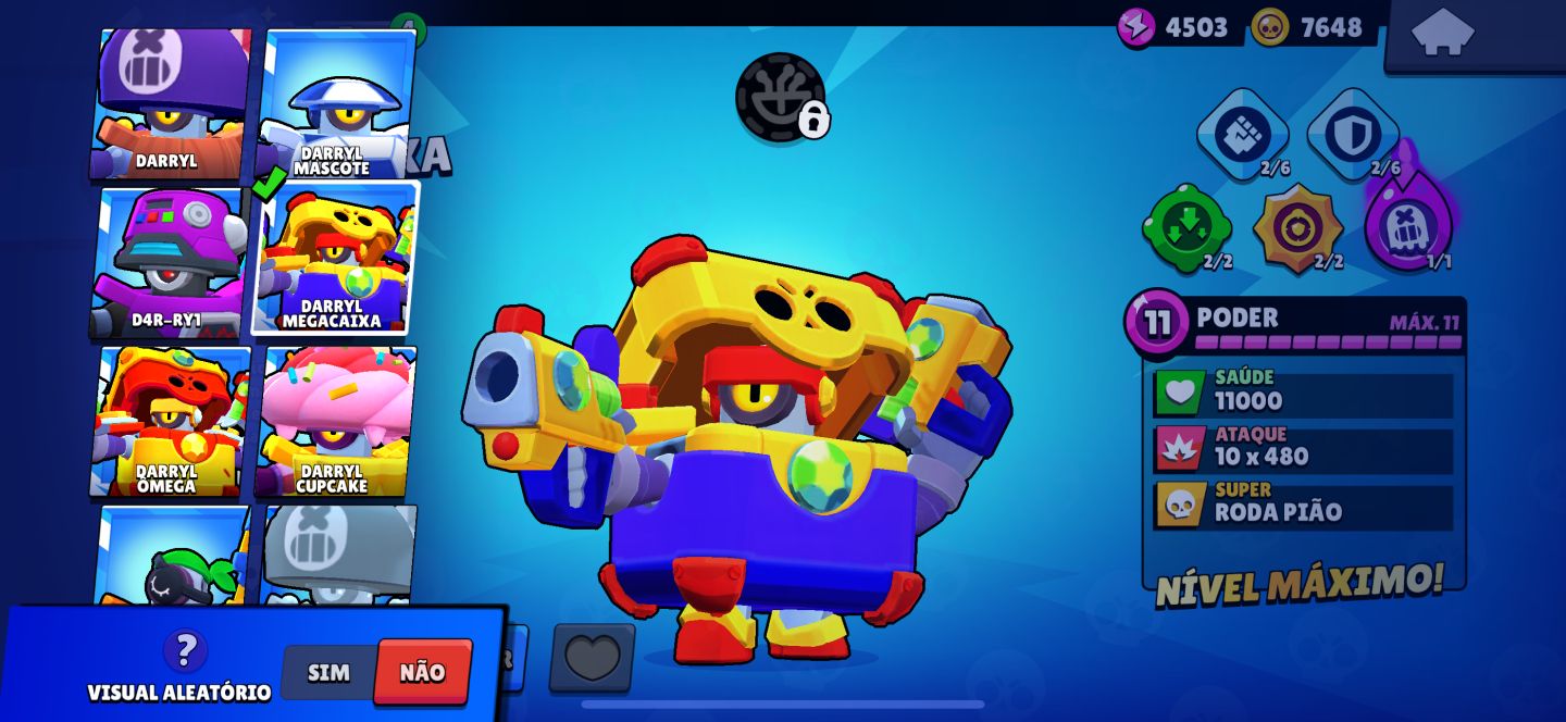 Conta de brawl stars criada em 2018