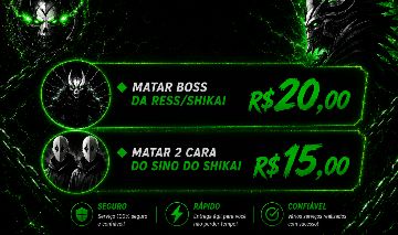 VV: ULTIMATO - SERVIÇOS RES/SHIKAI MAIS BARATO DO SITE!