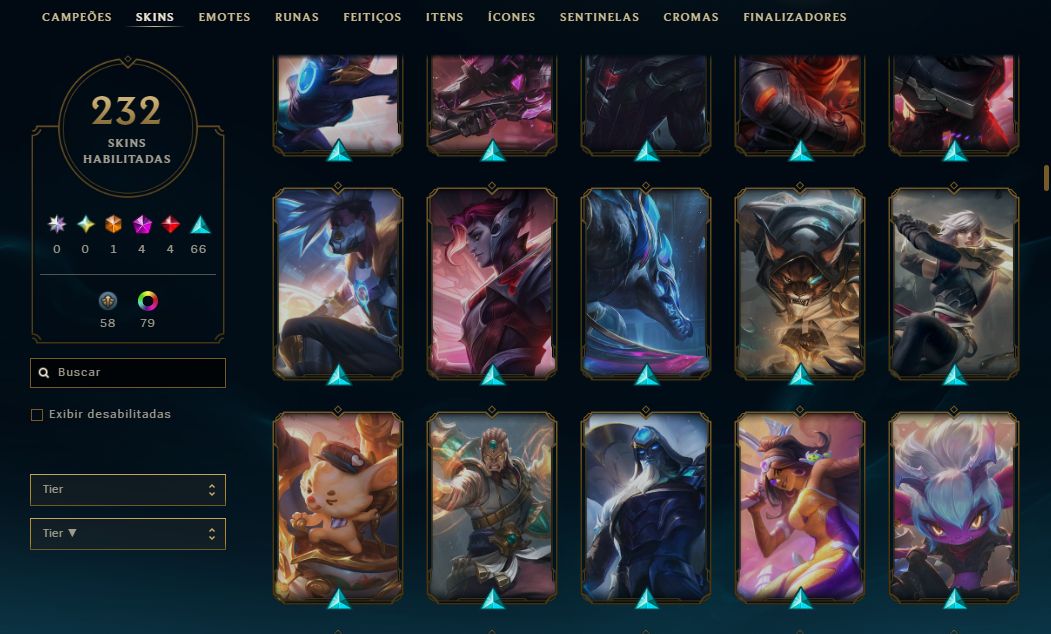 232 SKINS | SEASON 2016