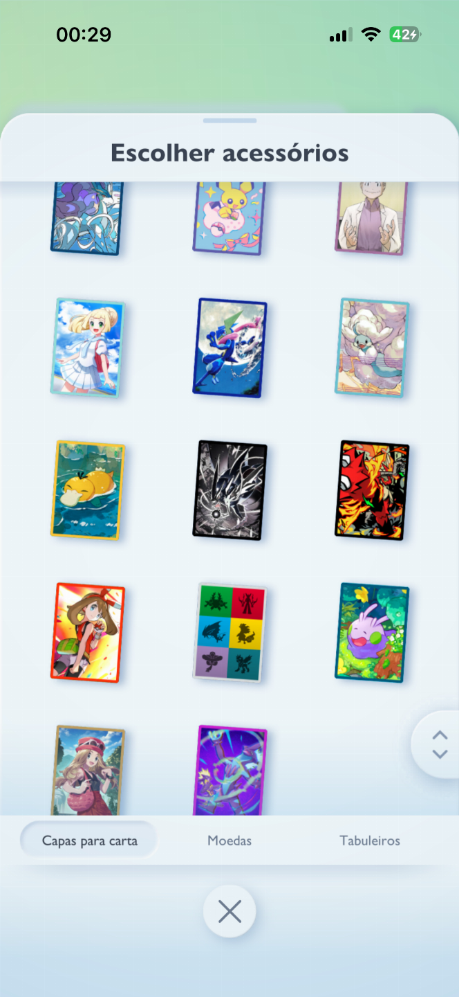 Conta PTCG Pocket Solgaleo Gold + 47 Full Art + Medalha Mestre várias seasons