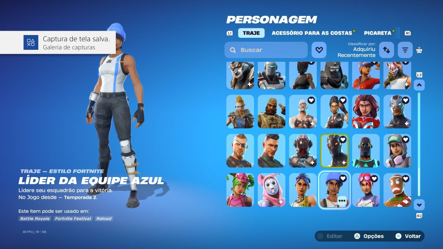 Conta Og com a Temporada 4,5,6,7,2 Full com Mais de 100 Skins