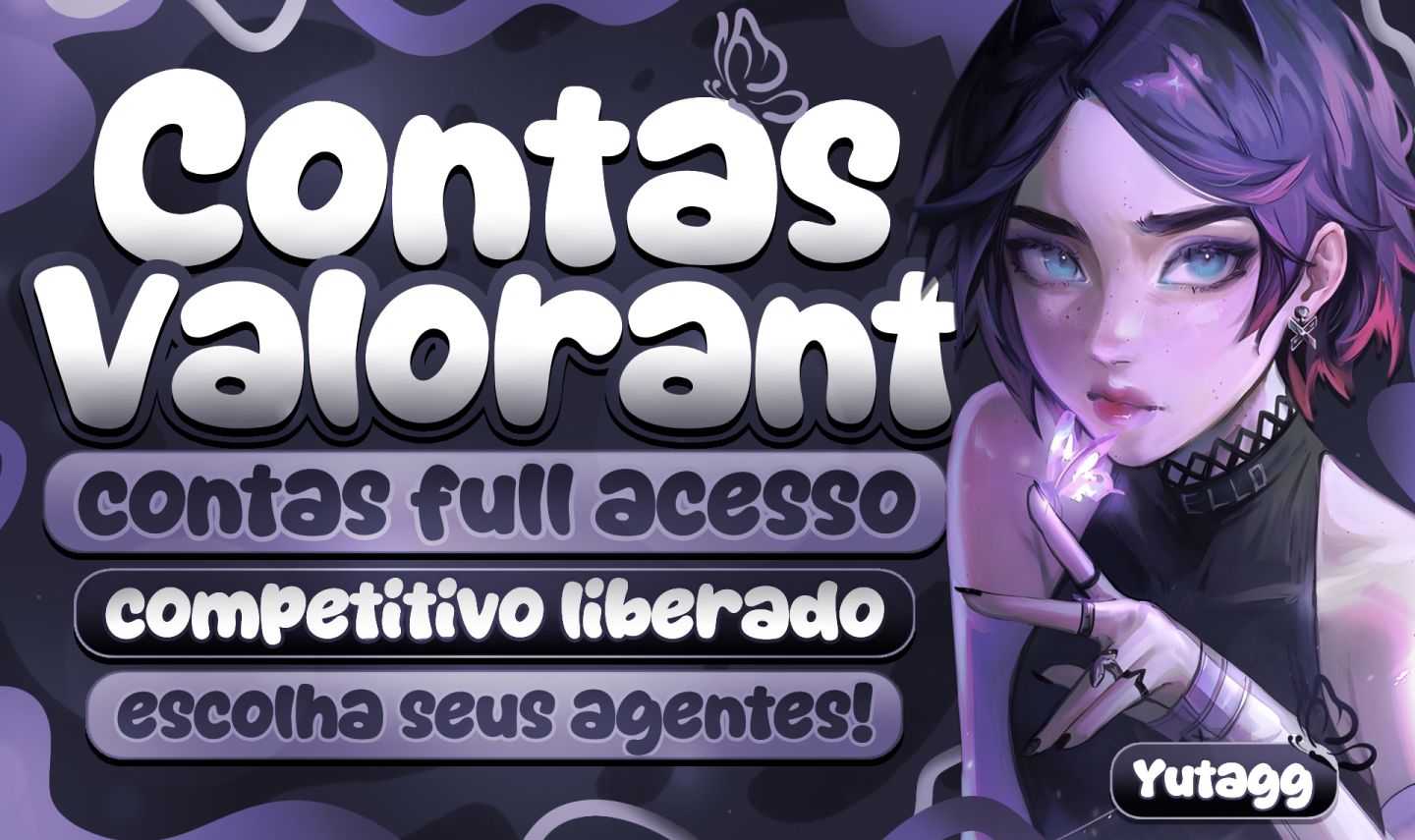 [MENOR PREÇO DA GG] CONTAS VALORANT - COMP LIBERADO - 2 TOKENS DE AGENTES FREE!!
