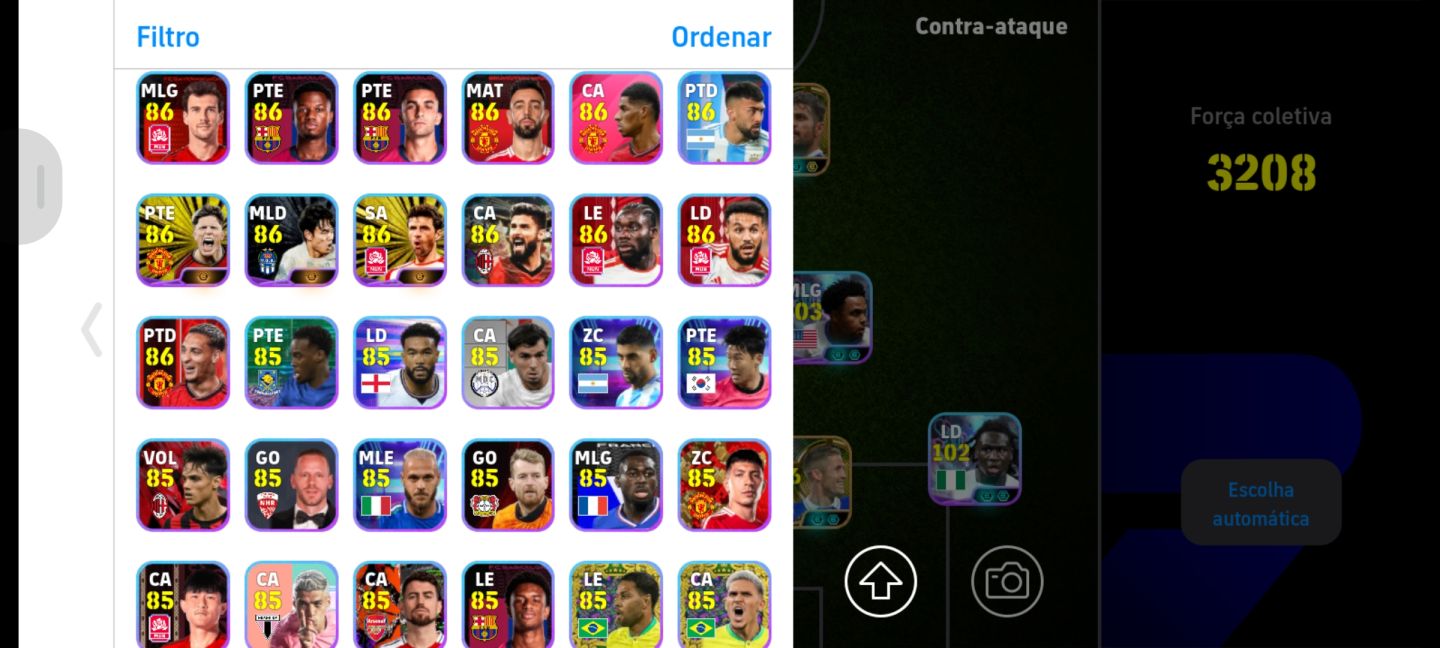 Conta de efootball com 3 épicos de box