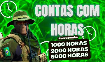 CONTAS CS2 COM HORAS: 1K+ / 2K+ / 5K+