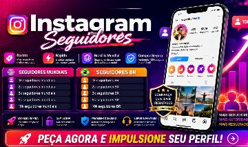 Seguidores Instagram - BR e Mundiais | Rápido e Seguro | Instagram Seguidores