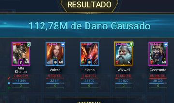 Conta lvl 55 com wix + Thor e geomante . Fazendo ultra pesadelo 1 chave.