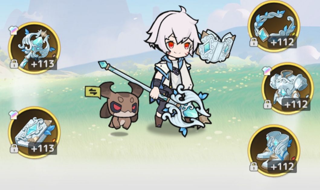 Conta sword and staff