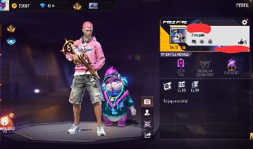 Conta FF Nv 15 com Skin Rei Caveira + Gel Mítico + Troca de Nome