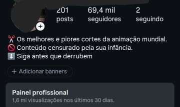 Conta instagram BR 69.4k Seguidores