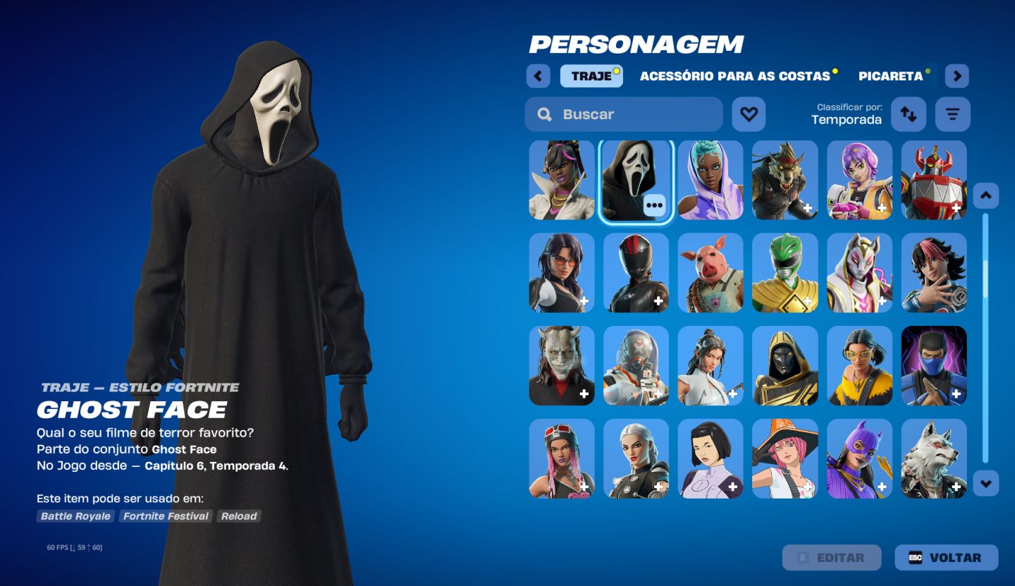 CONTA DE FORNITE COM VARIAS SKINS A VENDA