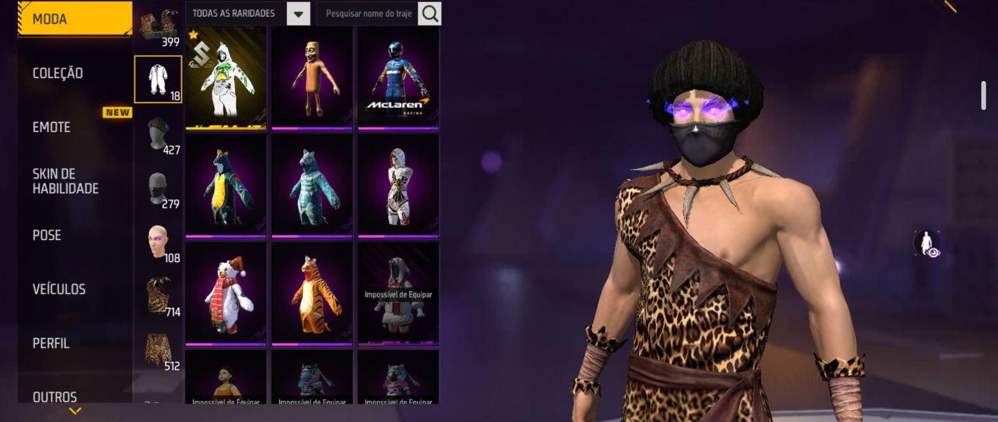 CONTA DE FREE FIRE ANTIGA valor negociável
